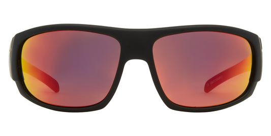 ARCADIAN Matt black- Grey w. red black iridium - Drift Eyewear Australia