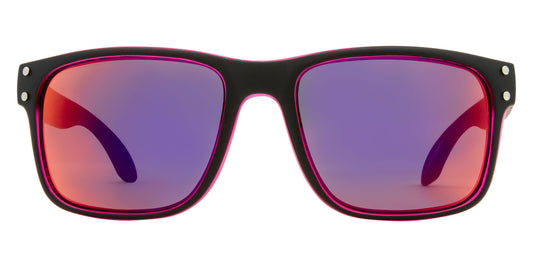 TAHITI Matt black xtl pink- Grey w.pink iridium - Drift Eyewear Australia