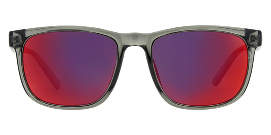 OMBRE Gloss xtal grey- Grey w red iridium - Drift Eyewear Australia