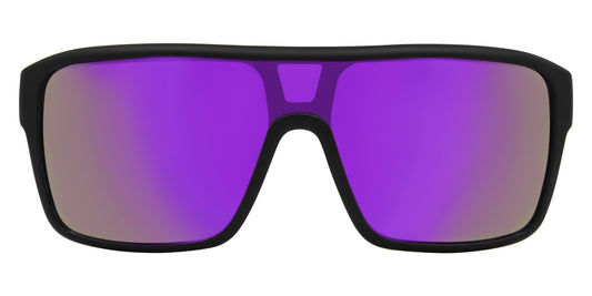 HUXLEY Mt blk gls wht-Grey w. purple IRD - Drift Eyewear Australia